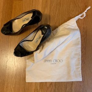 Jimmy Choo peep toe heels